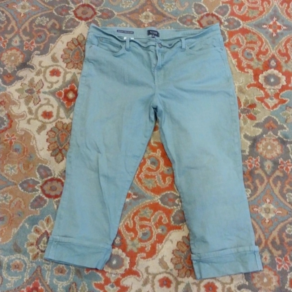 NYDJ Dayla wide cuff capri